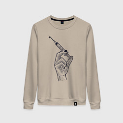 Женский свитшот Шприц с вакциной