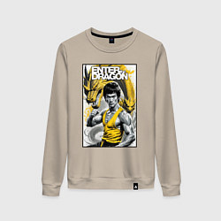 Женский свитшот Выход дракона - Брюс Ли