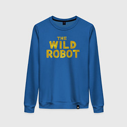 Женский свитшот The wild robot logo