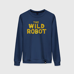 Женский свитшот The wild robot logo