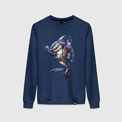 Женский свитшот Акула - крутой ныряльщик