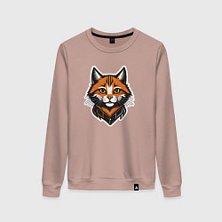 Женский свитшот Ретро кот