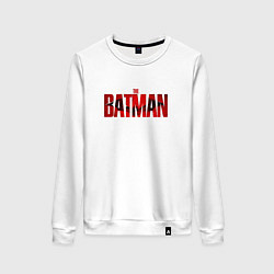 Свитшот хлопковый женский The Batman, цвет: белый