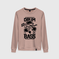 Женский свитшот Drum n Bass: More Bass