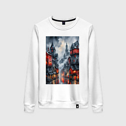 Женский свитшот Туманные улицы Лондона