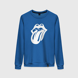 Женский свитшот Rolling Stones - white logo