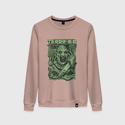 Женский свитшот Ужасающий постер