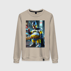 Женский свитшот Бэтсимпсон купил в фастфуде картофель фри