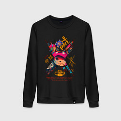 Свитшот хлопковый женский One Piece Chopper Tony Tony, цвет: черный