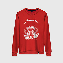 Женский свитшот Metallica rock dog