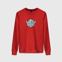 Свитшот хлопковый женский Warhammer - Bardin Goreksson, цвет: красный