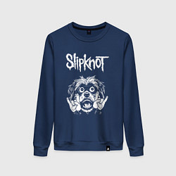 Женский свитшот Slipknot rock dog