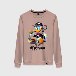 Женский свитшот Venom-Duck and fastfood