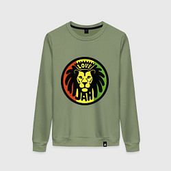 Женский свитшот Jamaica rasta lion