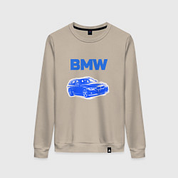 Женский свитшот Blue bmw