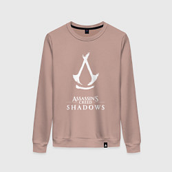 Женский свитшот Assassins creed - shadows white