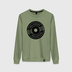 Свитшот хлопковый женский Hollywood style, цвет: авокадо