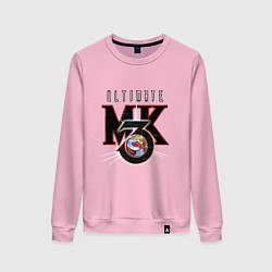 Женский свитшот Ultimate mortal kombat - logo