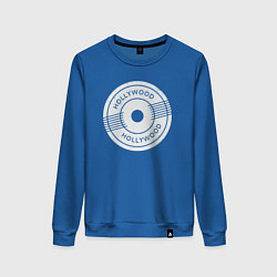 Свитшот хлопковый женский USA Hollywood, цвет: синий