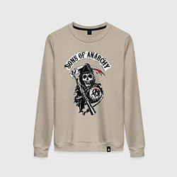 Женский свитшот Sons of anarchy - логотип