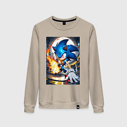 Женский свитшот Соник супер удар