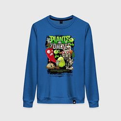 Женский свитшот Растения против зомби с перчиком