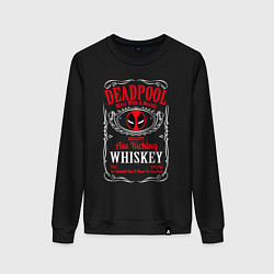 Женский свитшот Deadpool whiskey