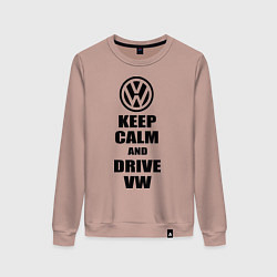 Женский свитшот Keep Calm & Drive VW