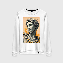 Женский свитшот Арт с античным портретом