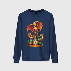 Женский свитшот Весы в тени дракона