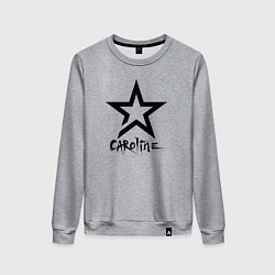 Свитшот хлопковый женский Caroline - star, цвет: меланж