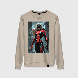 Женский свитшот Девушка-веном