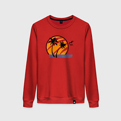 Свитшот хлопковый женский Cosplay Ellie the Last of Us, цвет: красный