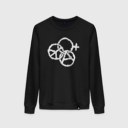 Женский свитшот Woman peace anarchy