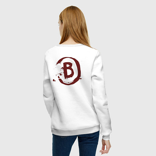 Женский свитшот Counter-Strike rush B meme / Белый – фото 4