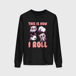 Женский свитшот Как я катаюсь