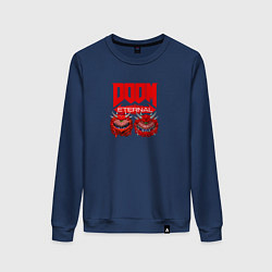 Женский свитшот Doom кака демон