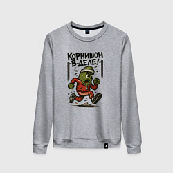 Женский свитшот Корнишон в деле