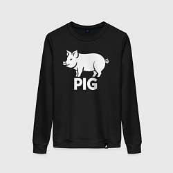 Женский свитшот Городская Свинья