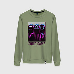 Женский свитшот Squid game shadows