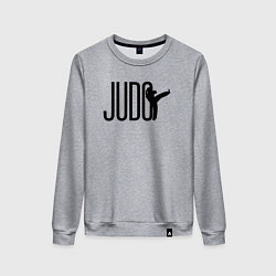 Свитшот хлопковый женский Sport judo, цвет: меланж