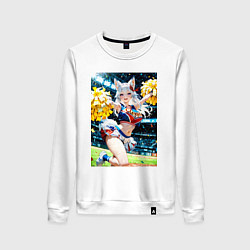 Женский свитшот Жаркая поддержка от лисицы