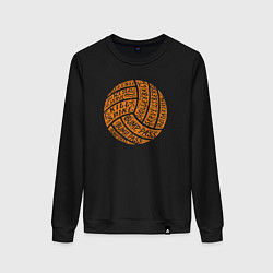 Женский свитшот Volleyball words