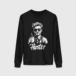 Женский свитшот Хипстер с кружкой