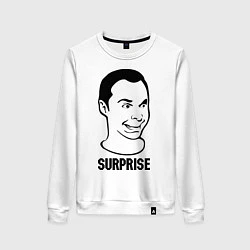 Женский свитшот Sheldon surprise