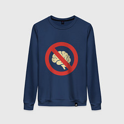 Женский свитшот Запрет на использование мозга