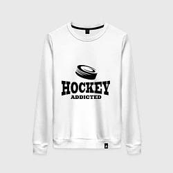 Женский свитшот Hockey addicted