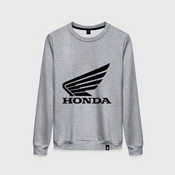 Свитшот хлопковый женский Honda Motor, цвет: меланж