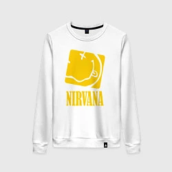 Свитшот хлопковый женский Nirvana Cube, цвет: белый