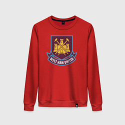 Свитшот хлопковый женский West Ham United FC, цвет: красный